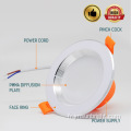 Lampes Downlight à trois couleurs LED